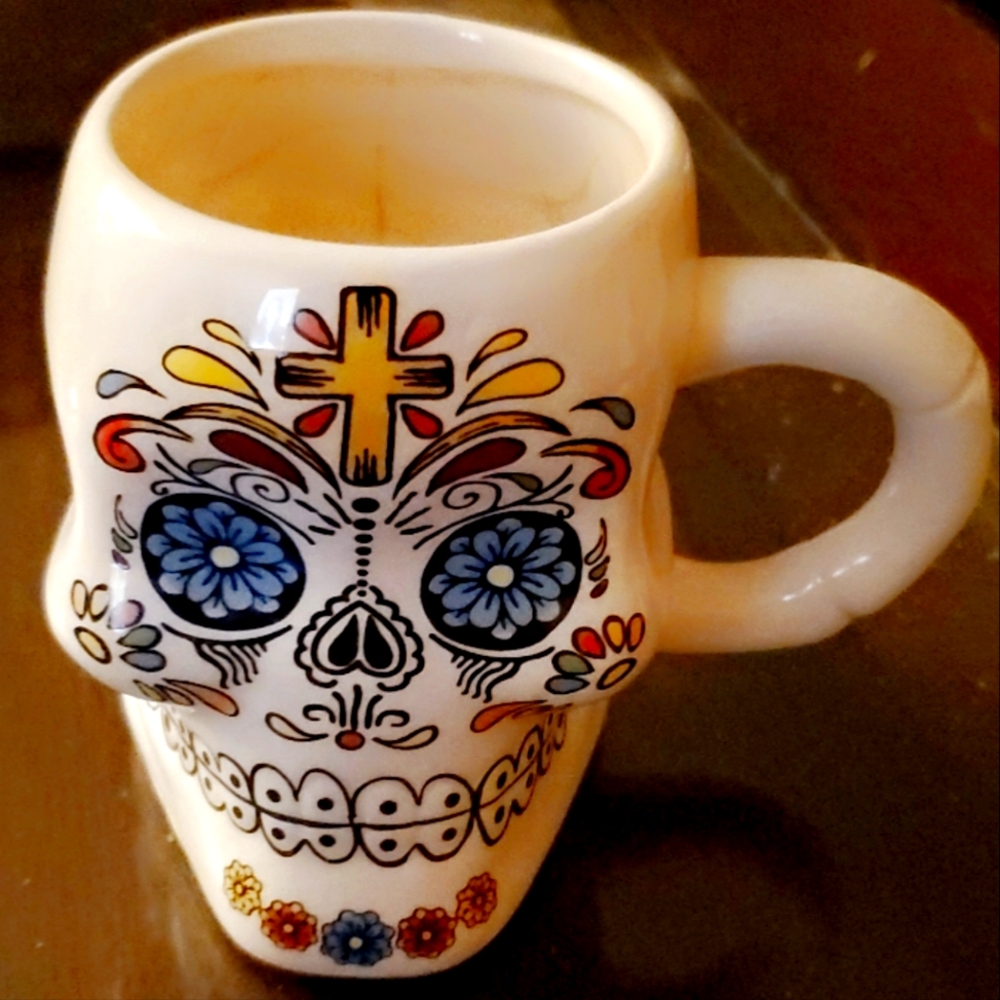 Cabo San Lucas skull mug